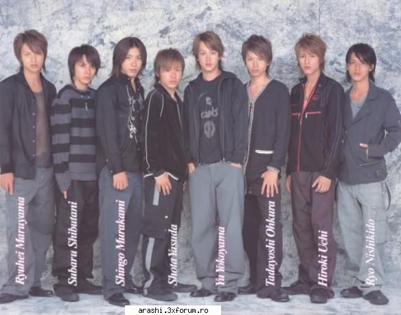 kanjani8 imi place foarte mult muzica lor!sunt tare simpatici! veseli destul postez cateva clipuri