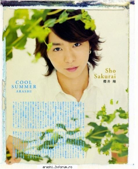 Imagini Arashi din reviste - matsumoto - ~Arashi~